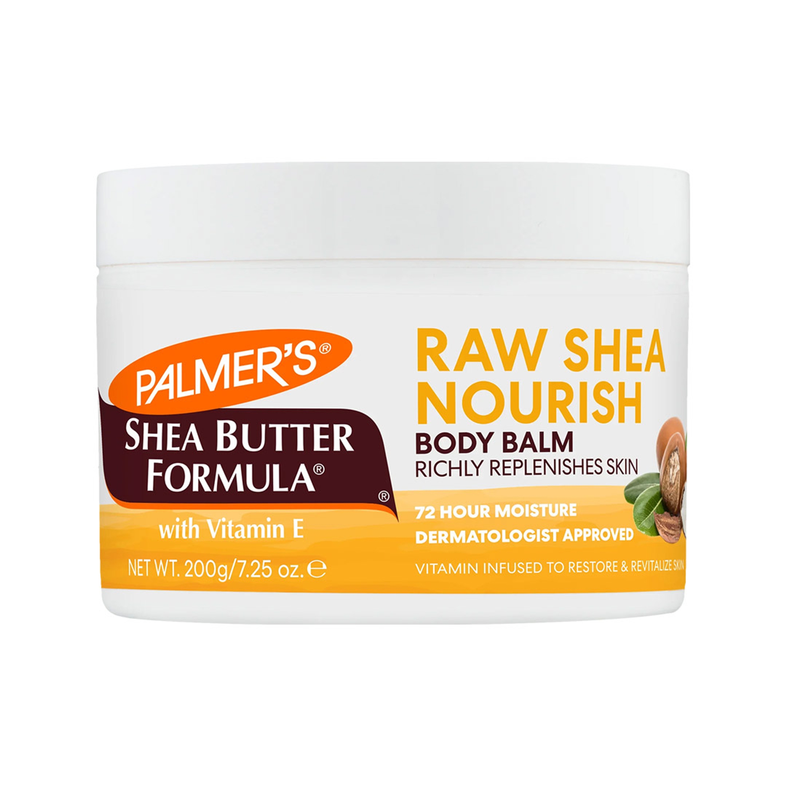 Palmer's Raw Shea Nourish Body Balm 7.25 oz - 48H Moisture, Soothing & Nourishing Body Moisturizer for Rough Skin 1