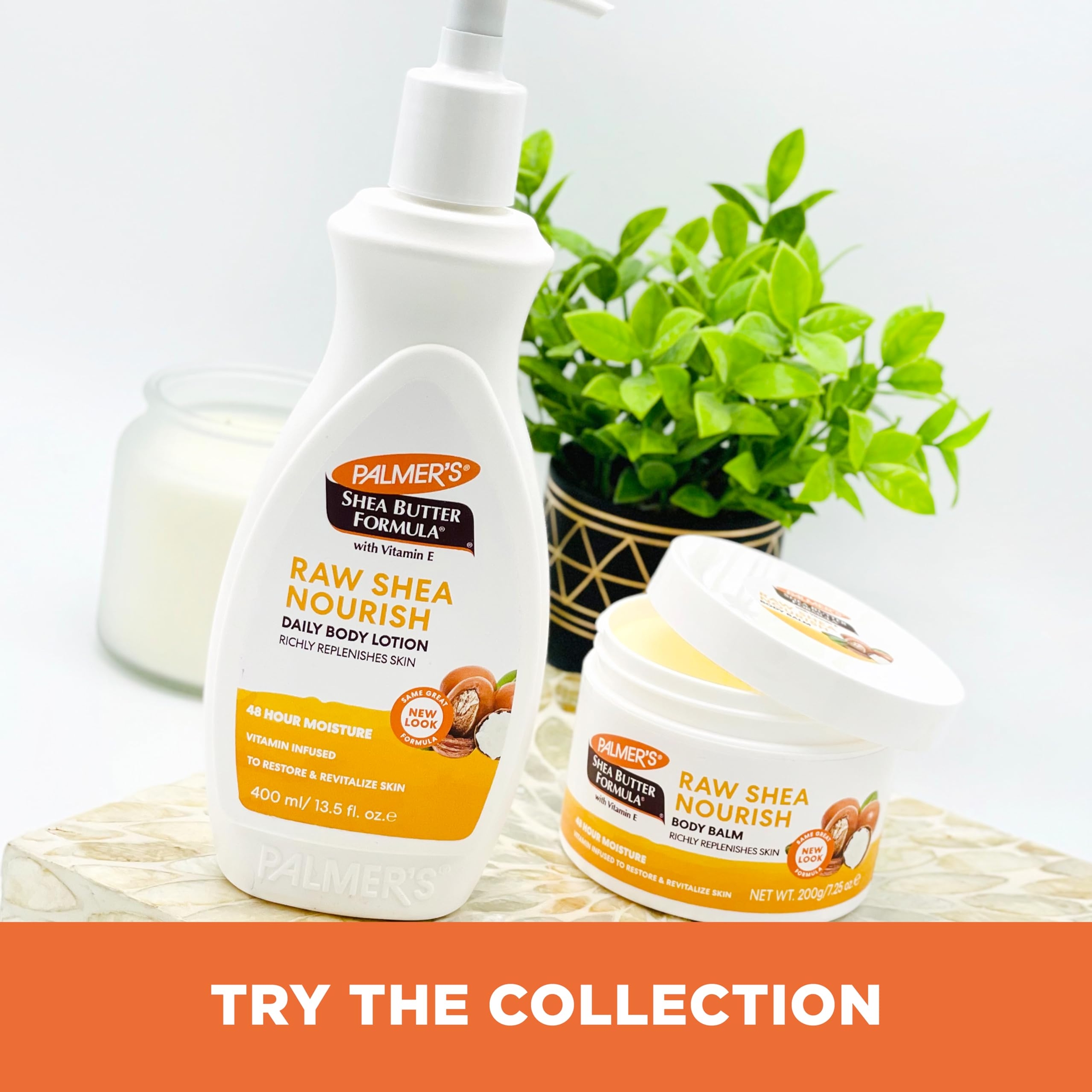 Palmer's Raw Shea Nourish Body Balm 7.25 oz - 48H Moisture, Soothing & Nourishing Body Moisturizer for Rough Skin 9