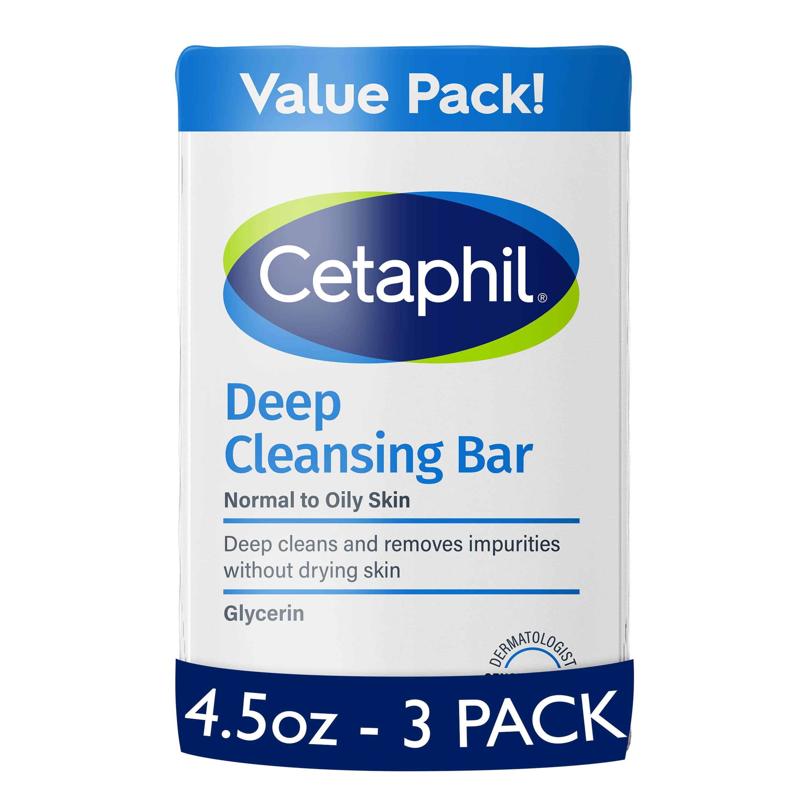 Cetaphil Bar Soap, Deep Cleansing Face and Body Bar, Pack of 3, For Dry to Normal, Sensitive Skin, Soap Free, Hypoallergenic, Paraben Free, Fragrance Free, Removes Makeup, Dirt and Oil 11