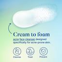 Differin Acne Foaming Cleanser 5 fl.oz - Acne Face Wash with 10% Benzoyl Peroxide for Face & Body 5