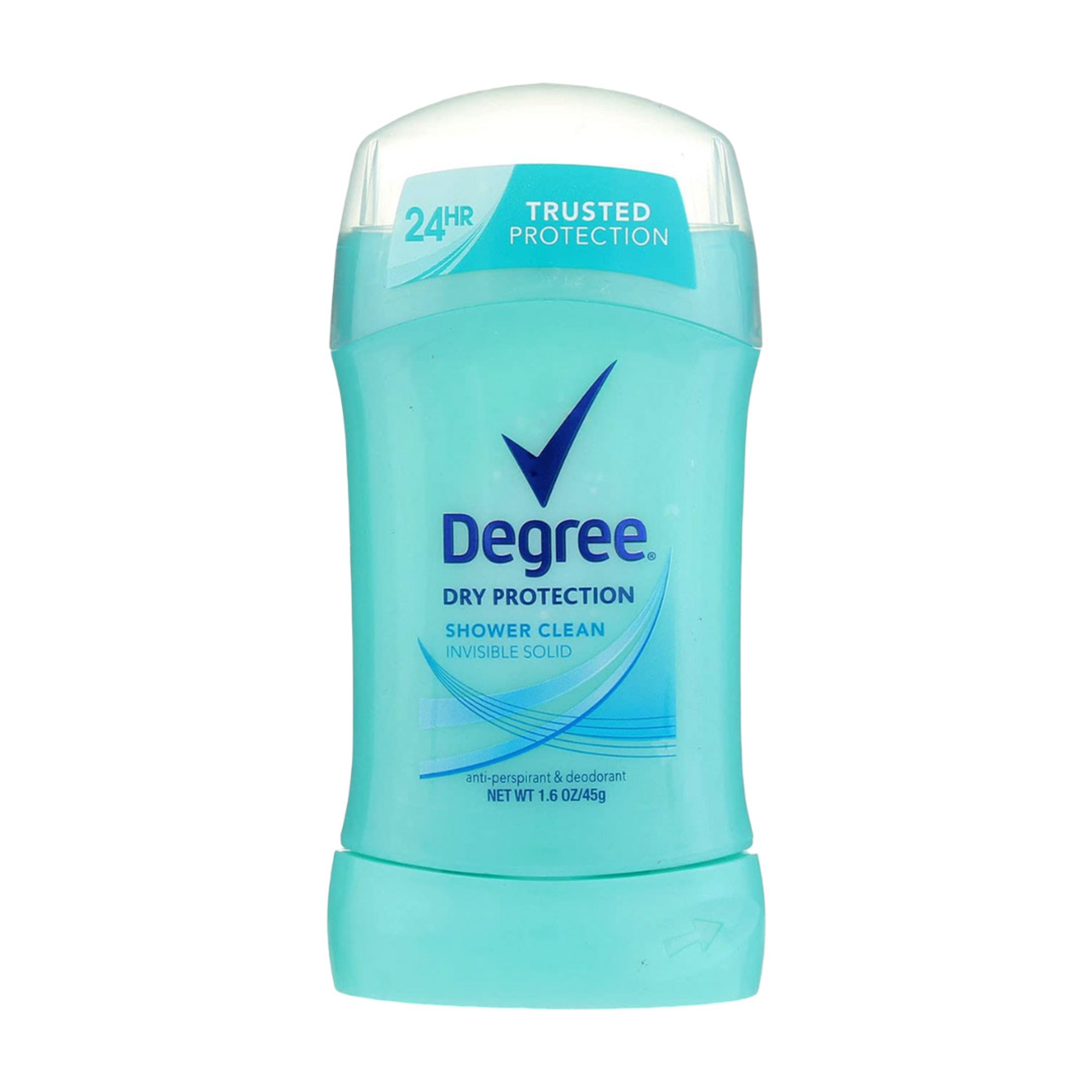 Degree Women Shower Clean Antiperspirant Deodorant Stick 1.6 oz - All Day Protection, Invisible Solid 1