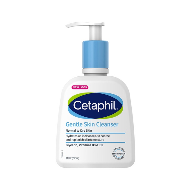 Cetaphil Gentle Skin Cleanser 8 fl.oz - Hydrating Face Wash for Normal to Dry, Sensitive Skin