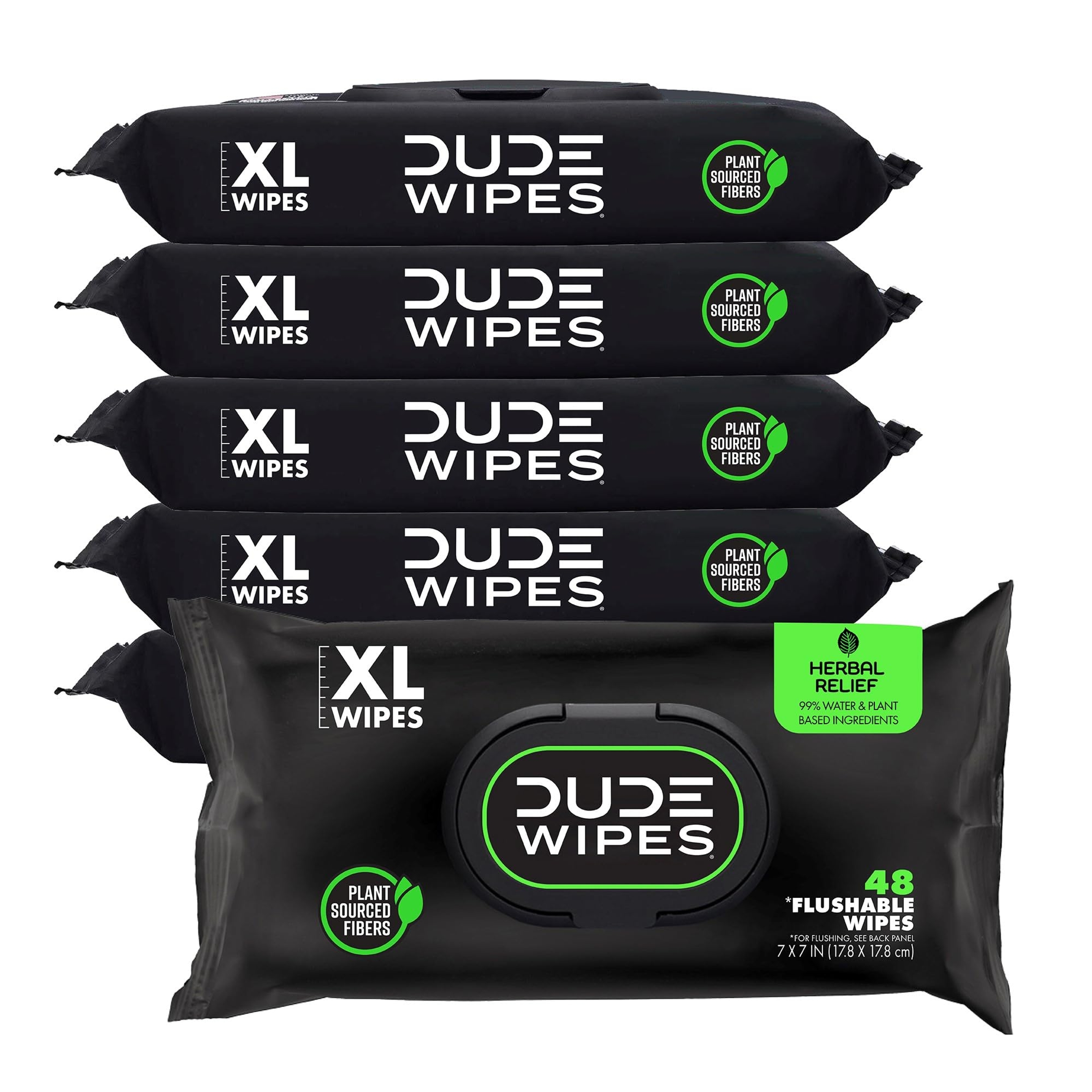 DUDE Wipes Mint Chill Flushable Wipes - Extra-Large Adult Wet Wipes - 1 Pack (48 Count), Travel Pack - Infused with Tea Tree Oil, Vitamin E, and Aloe - Septic and Sewer Safe 29