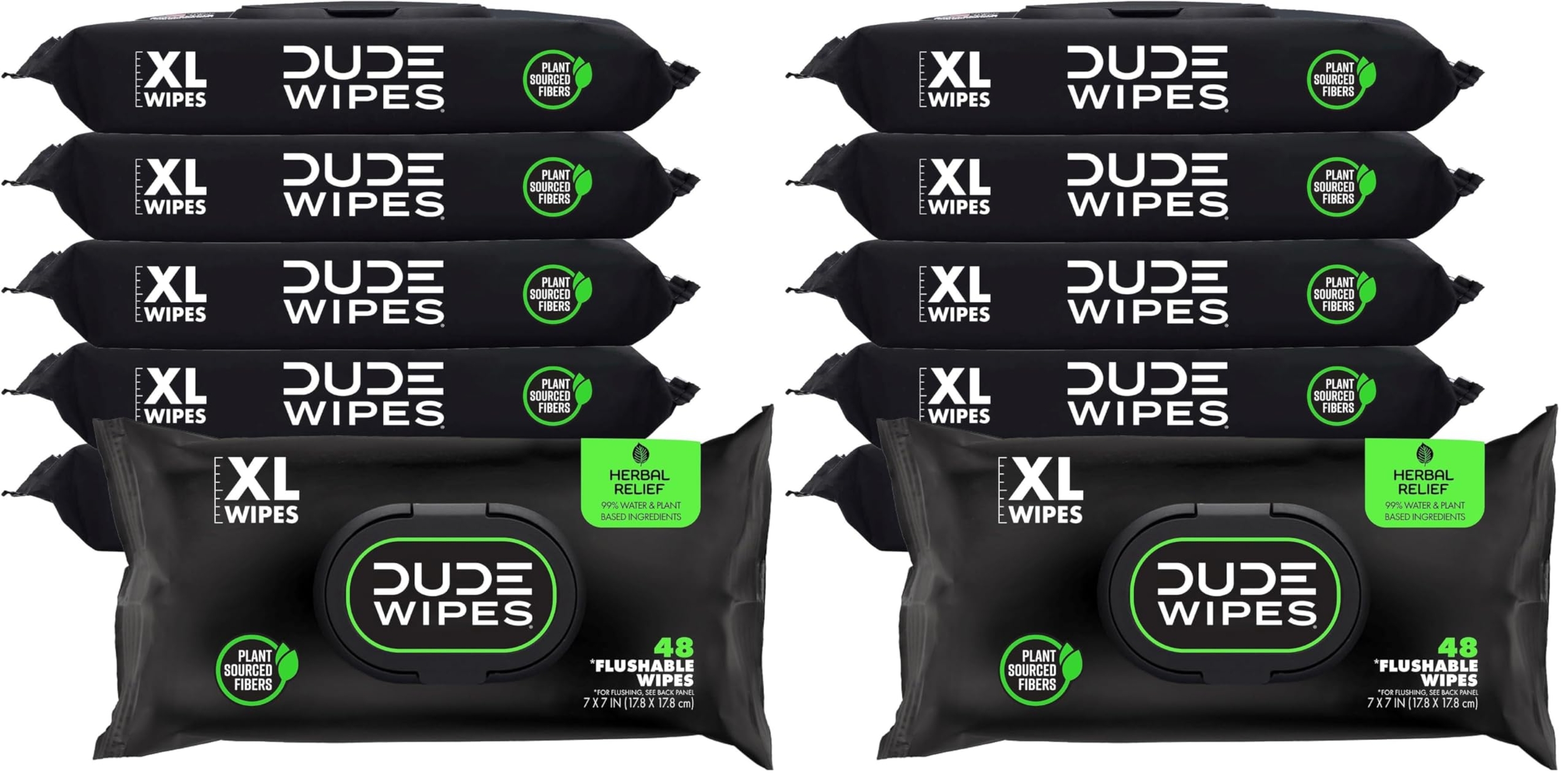 DUDE Wipes Mint Chill Flushable Wipes - Extra-Large Adult Wet Wipes - 1 Pack (48 Count), Travel Pack - Infused with Tea Tree Oil, Vitamin E, and Aloe - Septic and Sewer Safe 41