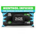 DUDE Wipes Mint Chill Flushable Wipes - Extra-Large Adult Wet Wipes - 1 Pack (48 Count), Travel Pack - Infused with Tea Tree Oil, Vitamin E, and Aloe - Septic and Sewer Safe 62
