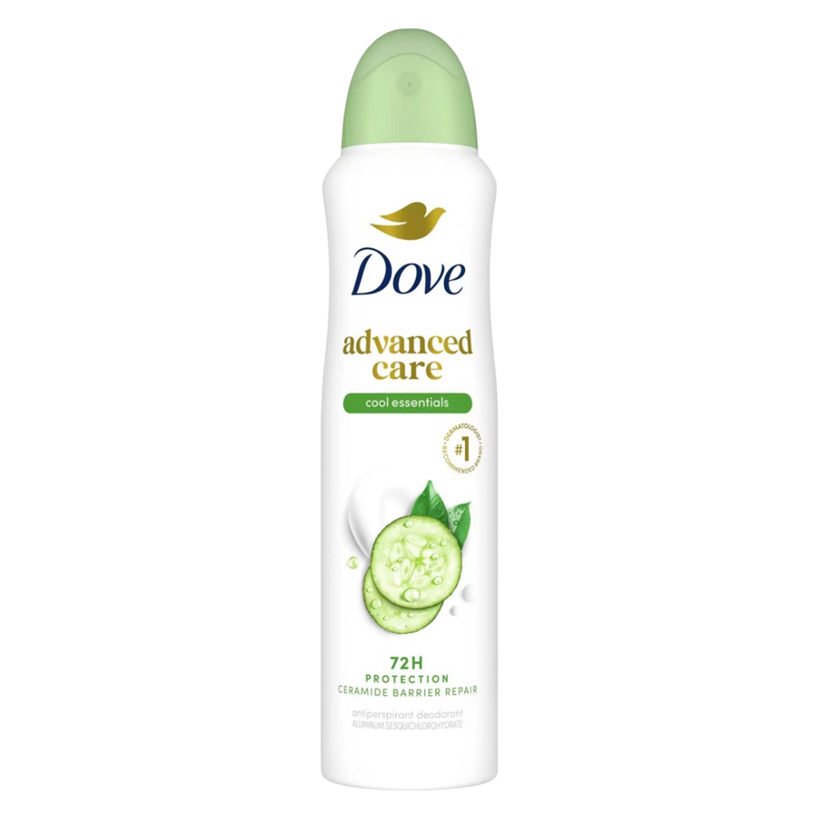 Dove Advanced Care Cool Essentials Antiperspirant Dry Spray 3.8 oz - 72H Protection & Ceramide Barrier Repair 1