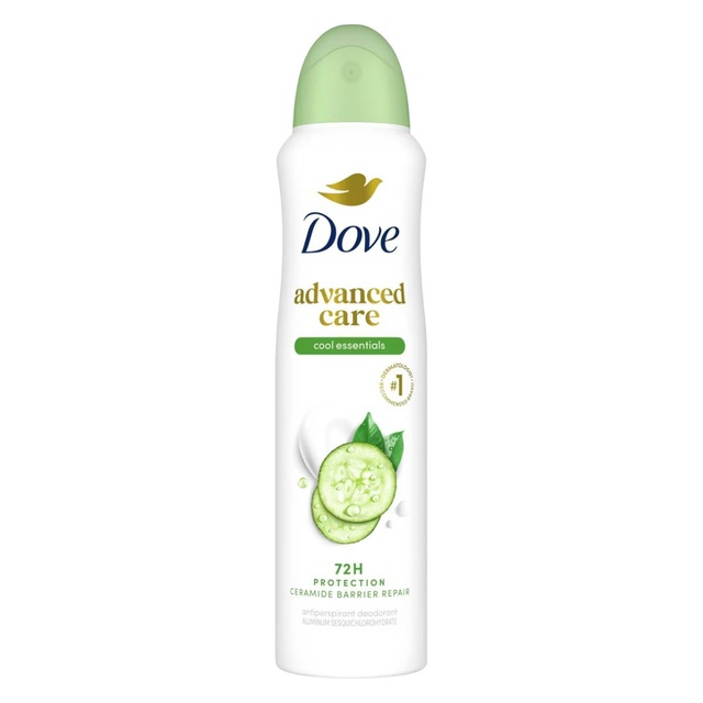 Dove Advanced Care Cool Essentials Antiperspirant Dry Spray 3.8 oz - 72H Protection & Ceramide Barrier Repair — Out of stock