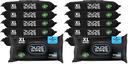 DUDE Wipes Mint Chill Flushable Wipes - Extra-Large Adult Wet Wipes - 3 Pack (144 Count) - Infused with Tea Tree Oil, Vitamin E, and Aloe - Septic and Sewer Safe 9