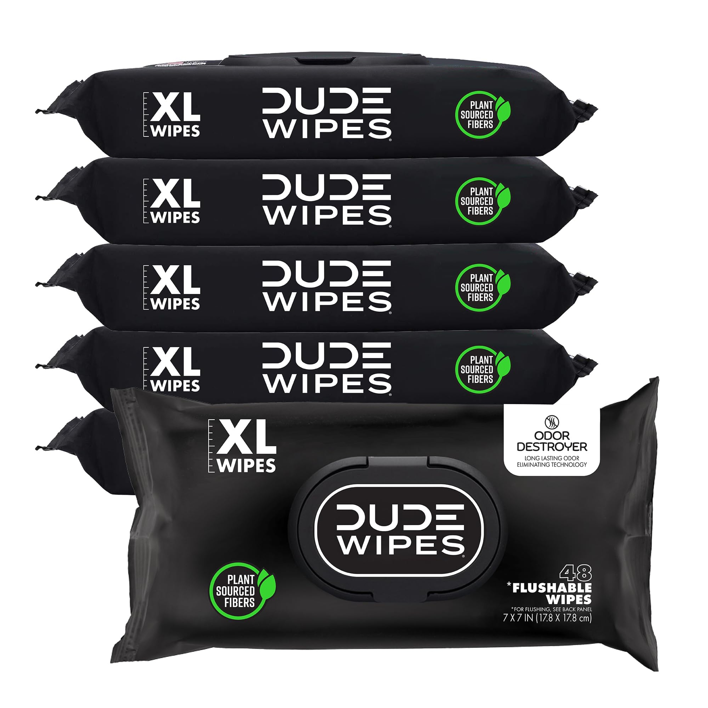 DUDE Wipes Mint Chill Flushable Wipes - Extra-Large Adult Wet Wipes - 3 Pack (144 Count) - Infused with Tea Tree Oil, Vitamin E, and Aloe - Septic and Sewer Safe 11