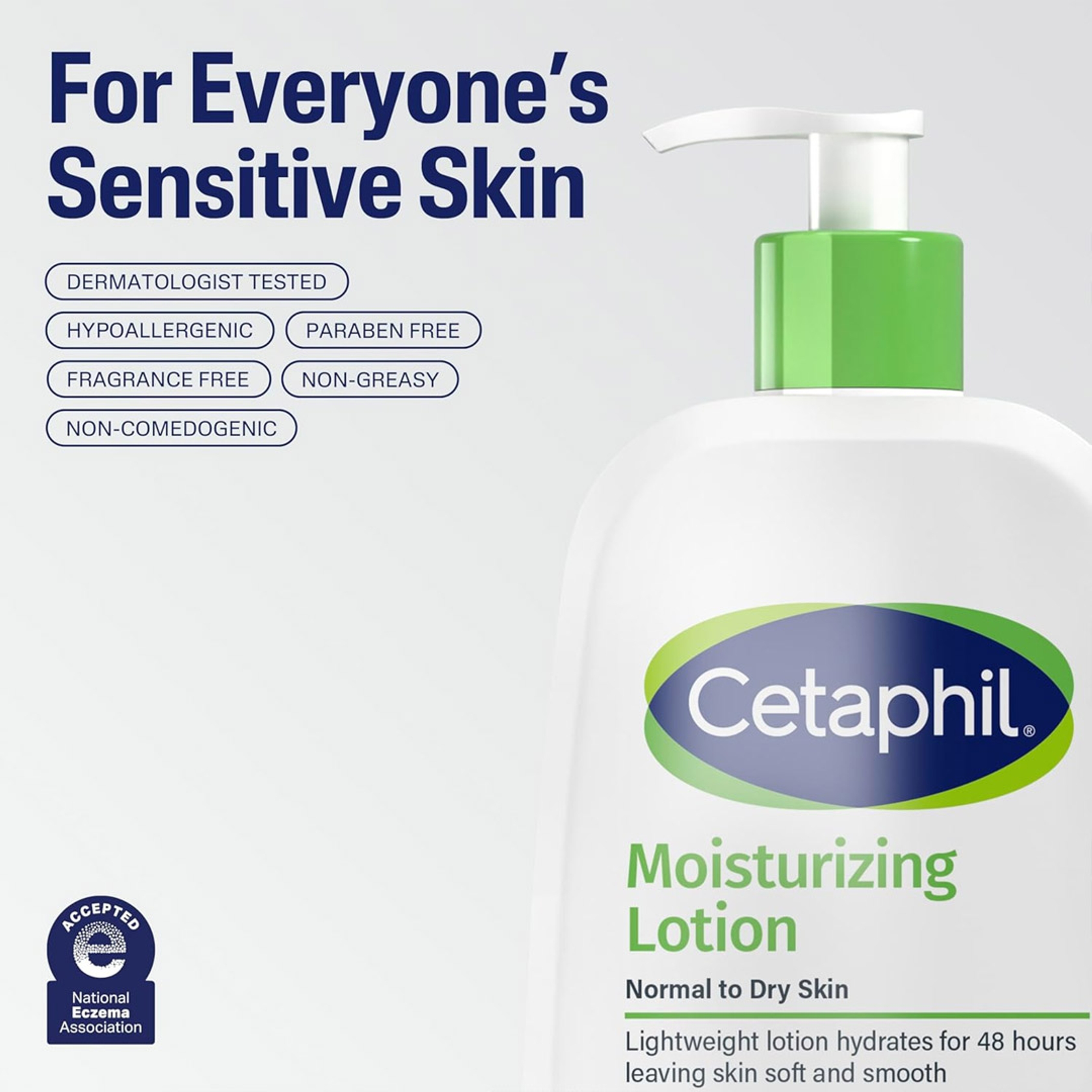 Cetaphil Moisturizing Lotion 8 fl.oz - Lightweight Hydrating Lotion for Normal to Dry, Sensitive Skin 6