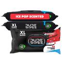 DUDE Wipes Unscented Flushable Wipes - Extra-Large Adult Wet Wipes for Sensitive Skin - 1 Pack (48 Count), Travel Pack - Infused with Vitamin E and Aloe - Septic and Sewer Safe 25