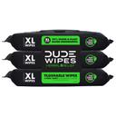 DUDE Wipes Unscented Flushable Wipes - Extra-Large Adult Wet Wipes for Sensitive Skin - 1 Pack (48 Count), Travel Pack - Infused with Vitamin E and Aloe - Septic and Sewer Safe 81