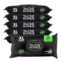 DUDE Wipes Unscented Flushable Wipes - Extra-Large Adult Wet Wipes for Sensitive Skin - 1 Pack (48 Count), Travel Pack - Infused with Vitamin E and Aloe - Septic and Sewer Safe 91