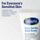 Cetaphil Extra Gentle Daily Scrub 6 fl.oz - Gentle Exfoliating & Cleansing Face Wash for Normal to Oily Skin 6