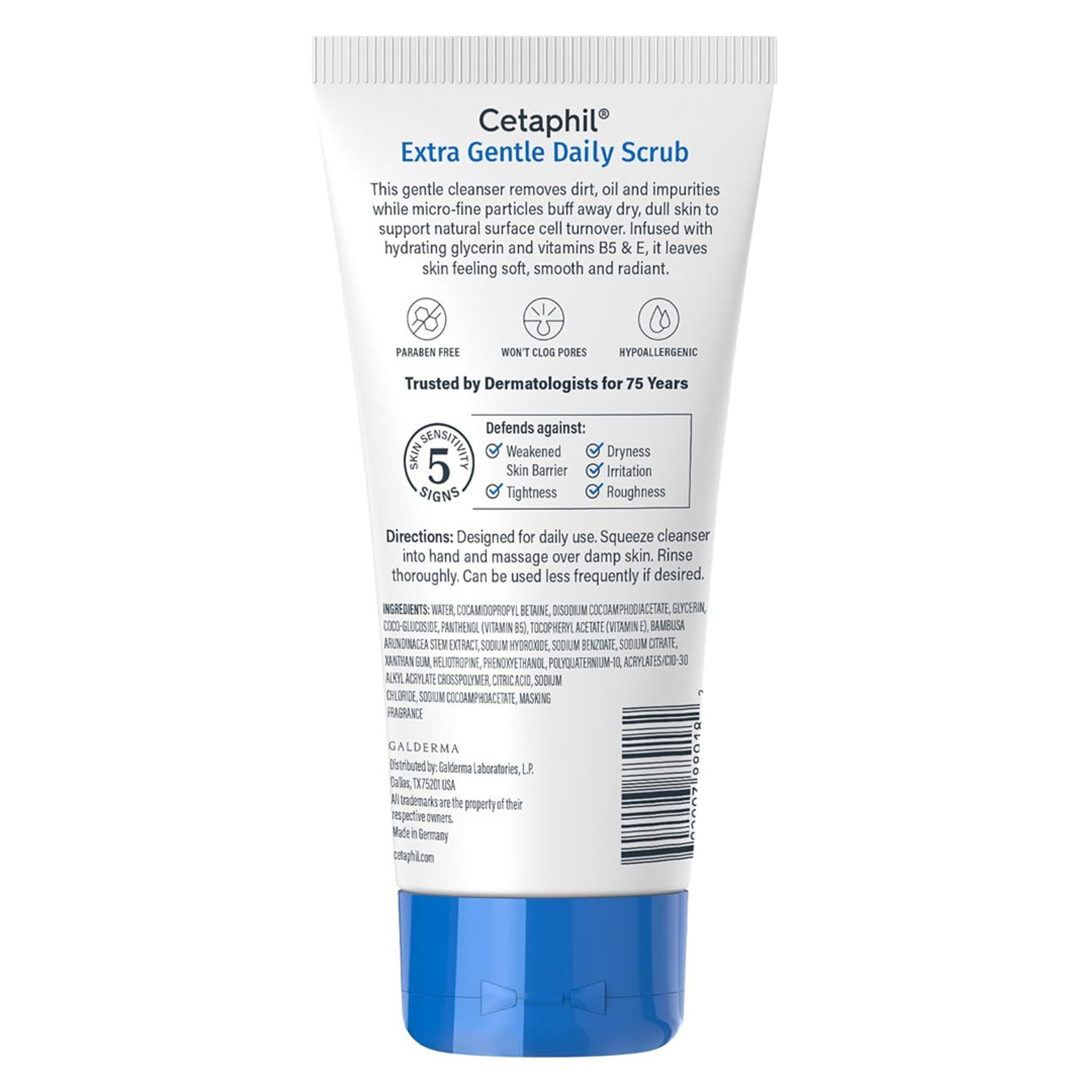Cetaphil Extra Gentle Daily Scrub 6 fl.oz - Gentle Exfoliating & Cleansing Face Wash for Normal to Oily Skin 8