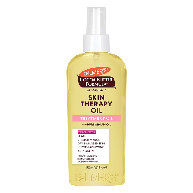 Palmer's Cocoa Butter Skin Therapy Oil 5.1 fl.oz - Deep Body Moisturizer for Dry, Damaged Skin with Vitamin E & Pure Argan Oil