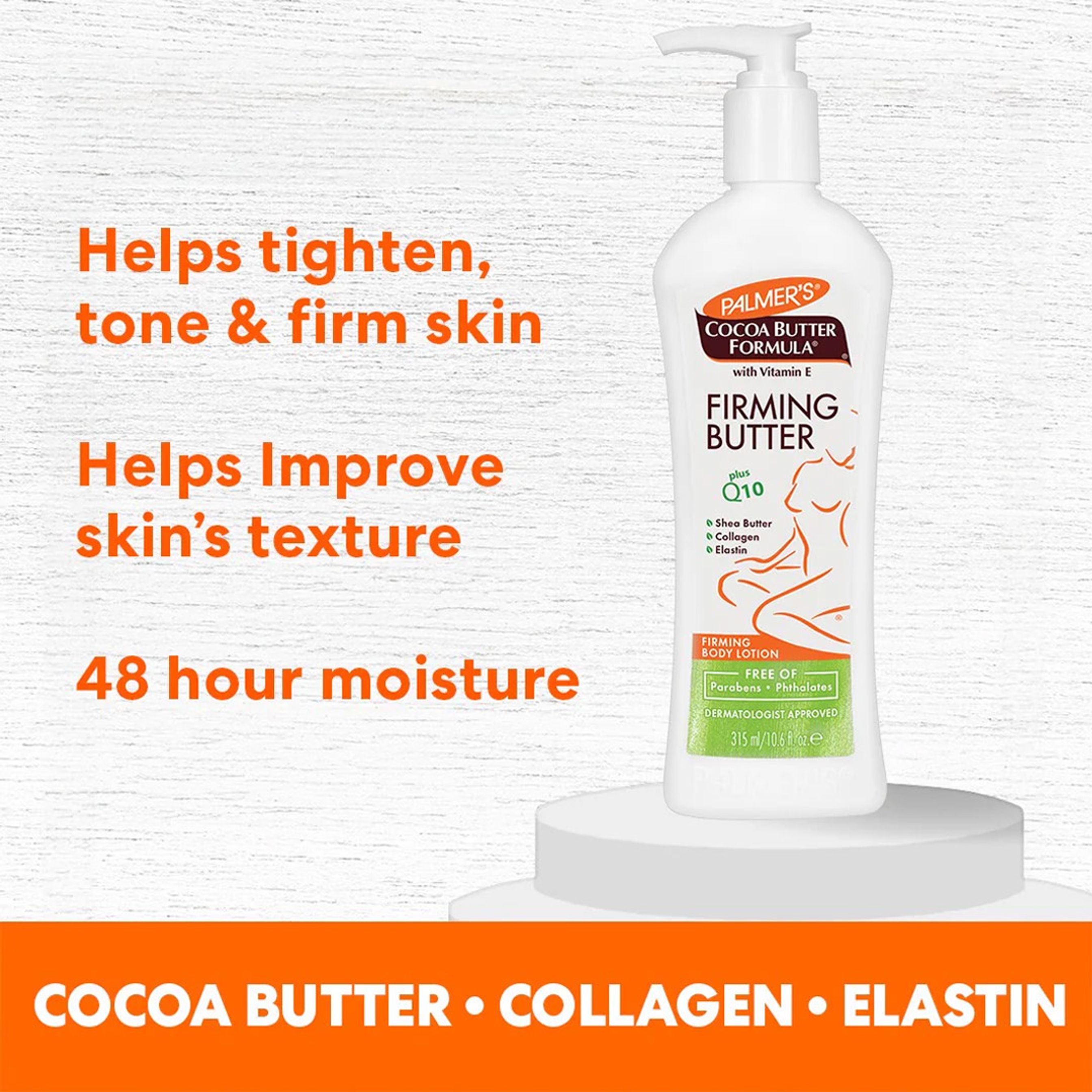 Palmer's Cocoa Butter Firming Butter 10.6 fl.oz - Firming Body Lotion with Vitamin E & Q10 Helps Tighten & Tone Skin 2