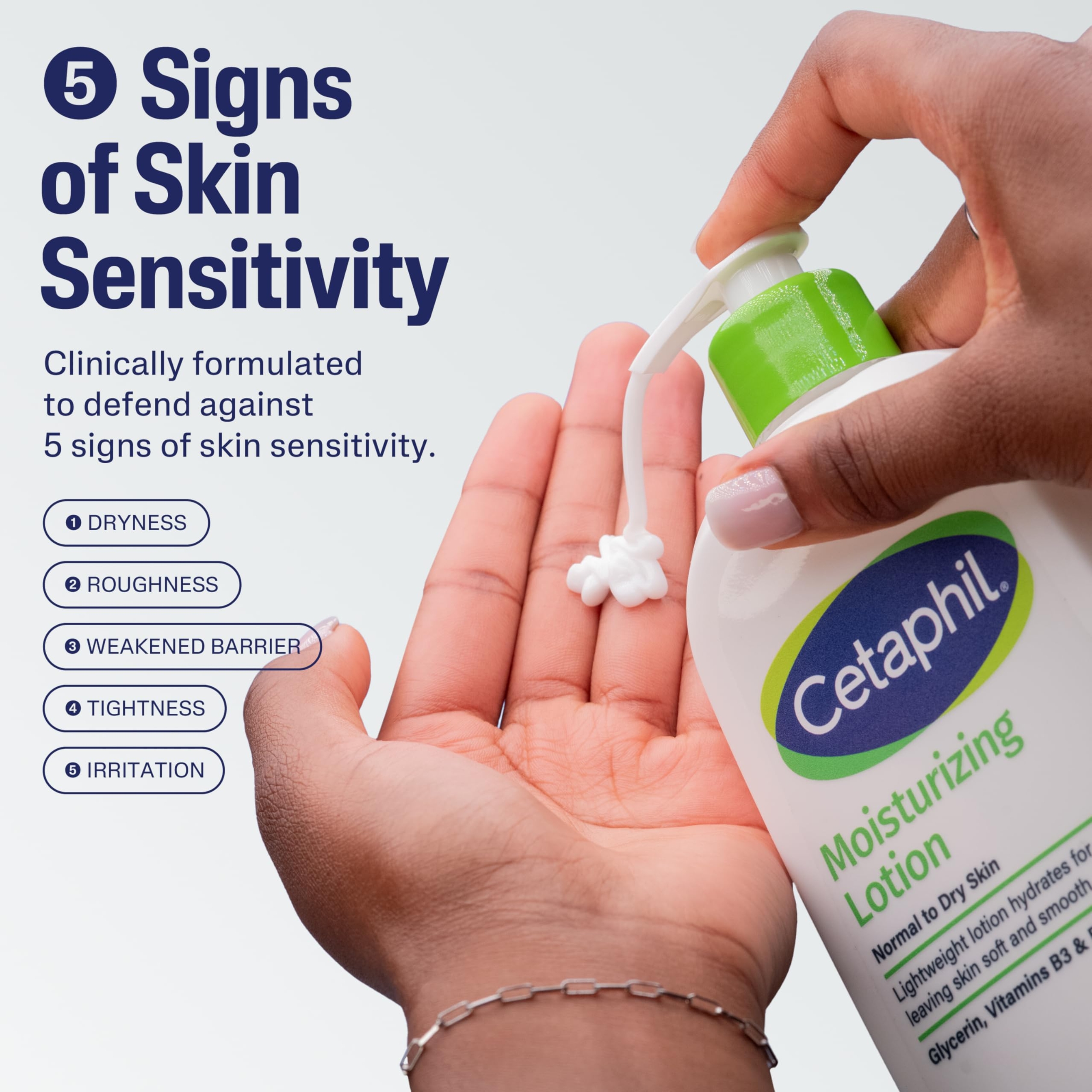 Cetaphil Moisturizing Lotion 20 fl.oz - Lightweight Hydrating Lotion for Normal to Dry, Sensitive Skin 3