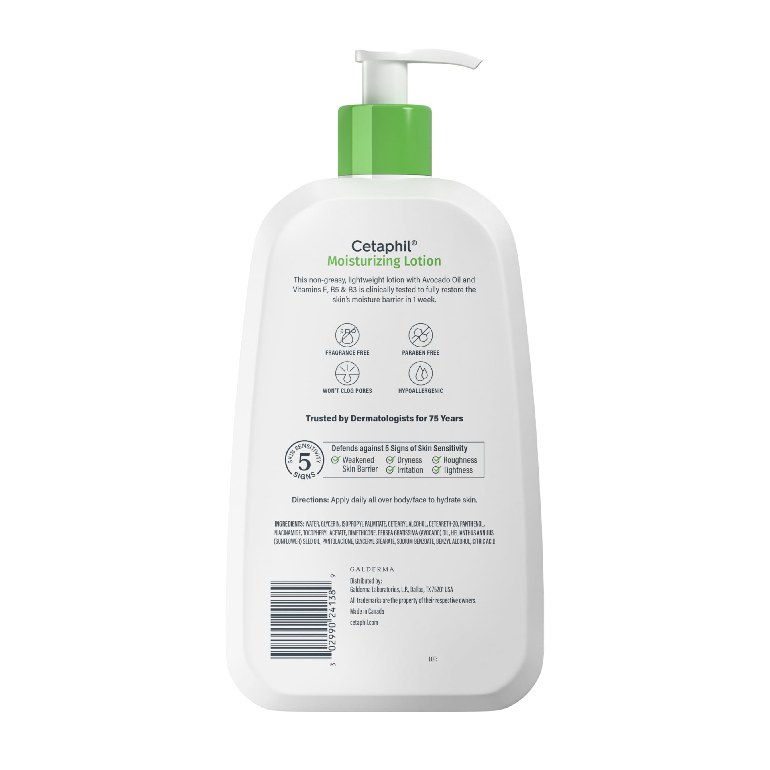 Cetaphil Moisturizing Lotion 20 fl.oz - Lightweight Hydrating Lotion for Normal to Dry, Sensitive Skin 10