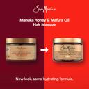 SheaMoisture Intensive Hydration Hair Masque 11.5 oz - with Manuka Honey & Mafura Oil for Dry, Damaged Hair 2
