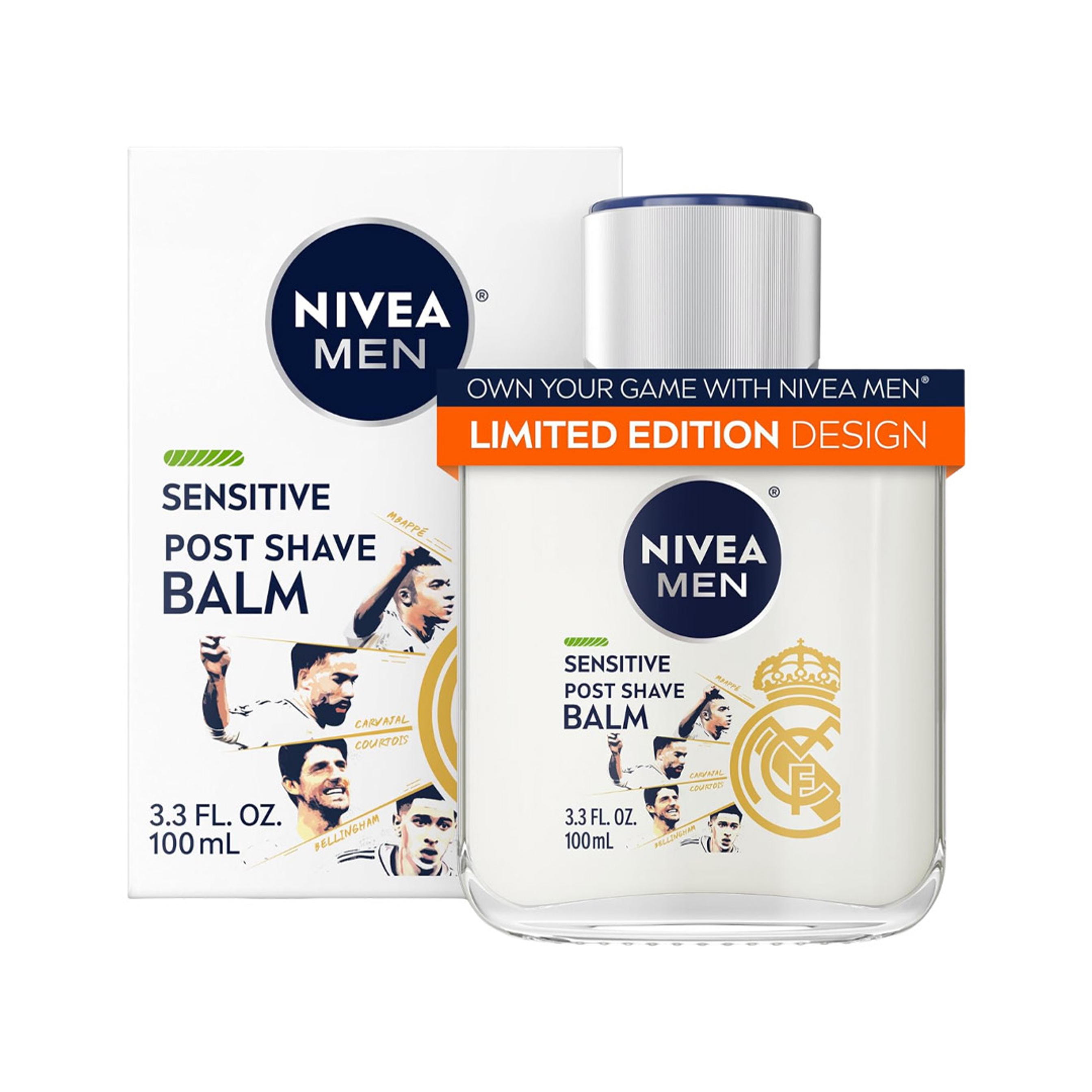 Nivea Men Sensitive Post Shave Balm 3.3 fl.oz - Alcohol Free After Shave Balm for Men (Limited Edition) 1