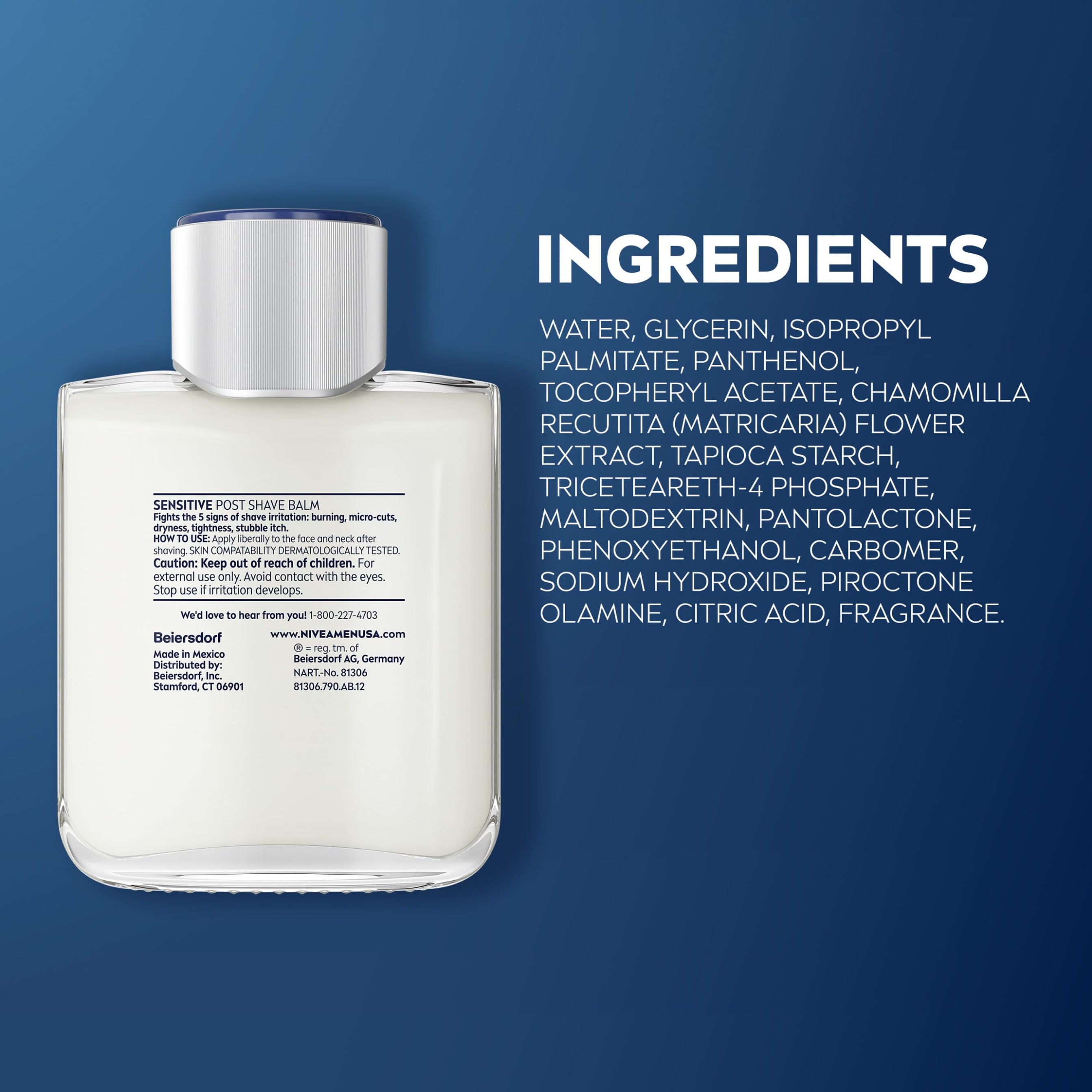 Nivea Men Sensitive Post Shave Balm 3.3 fl.oz - Alcohol Free After Shave Balm for Men (Limited Edition) 11
