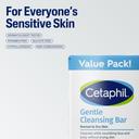 Cetaphil Gentle Cleansing Bar 4.5 oz (Pack of 3) - Gently Cleanses Face & Body Without Drying Skin 6