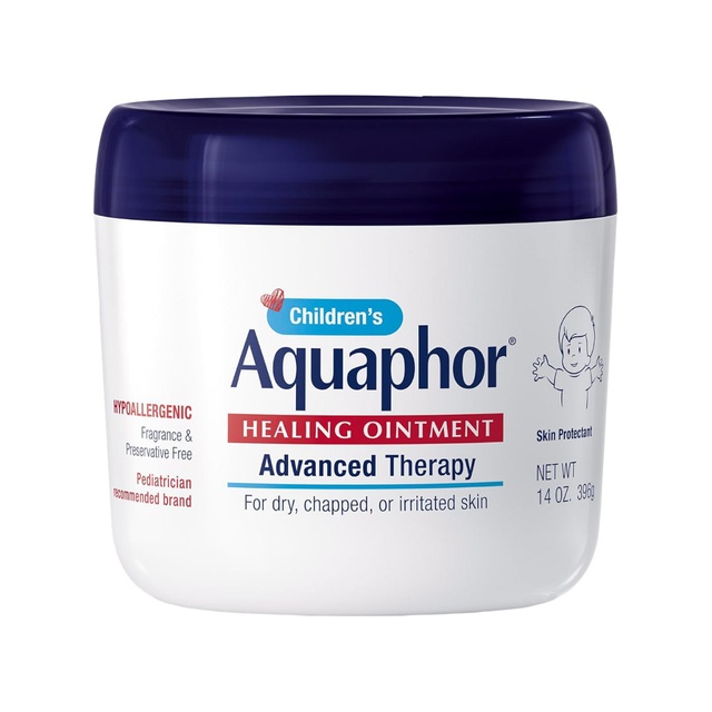 Aquaphor Children's Healing Ointment Advanced Therapy 14 oz -Skin Protectant Ointment for Kid’s Dry, Chapped Skin