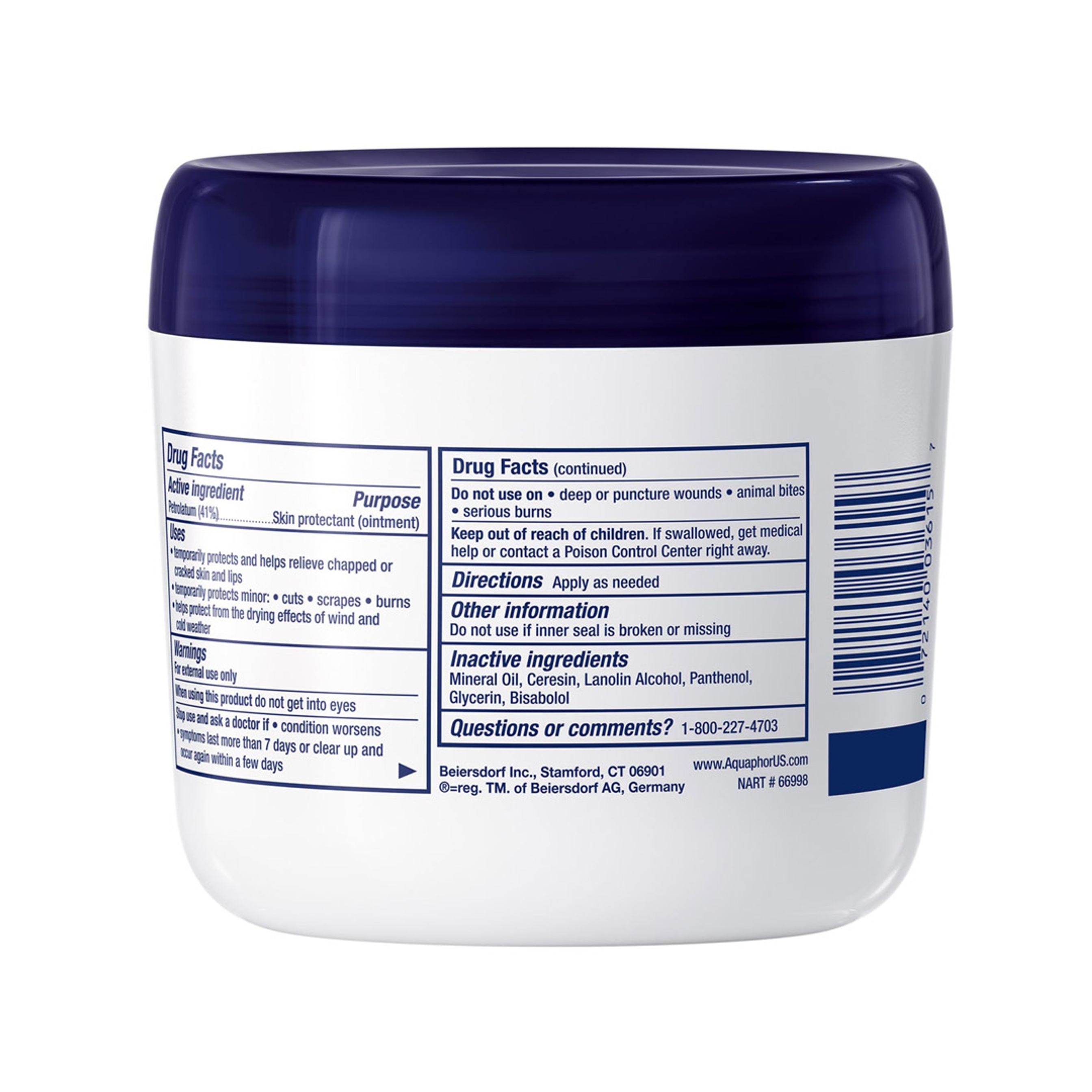 Aquaphor Children's Healing Ointment Advanced Therapy 14 oz -Skin Protectant Ointment for Kid’s Dry, Chapped Skin 9