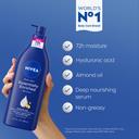 Nivea Essentially Enriched Body Lotion 16.9 fl.oz - 72H Moisture with Almond Oil for Dry to Very Dry Skin 3