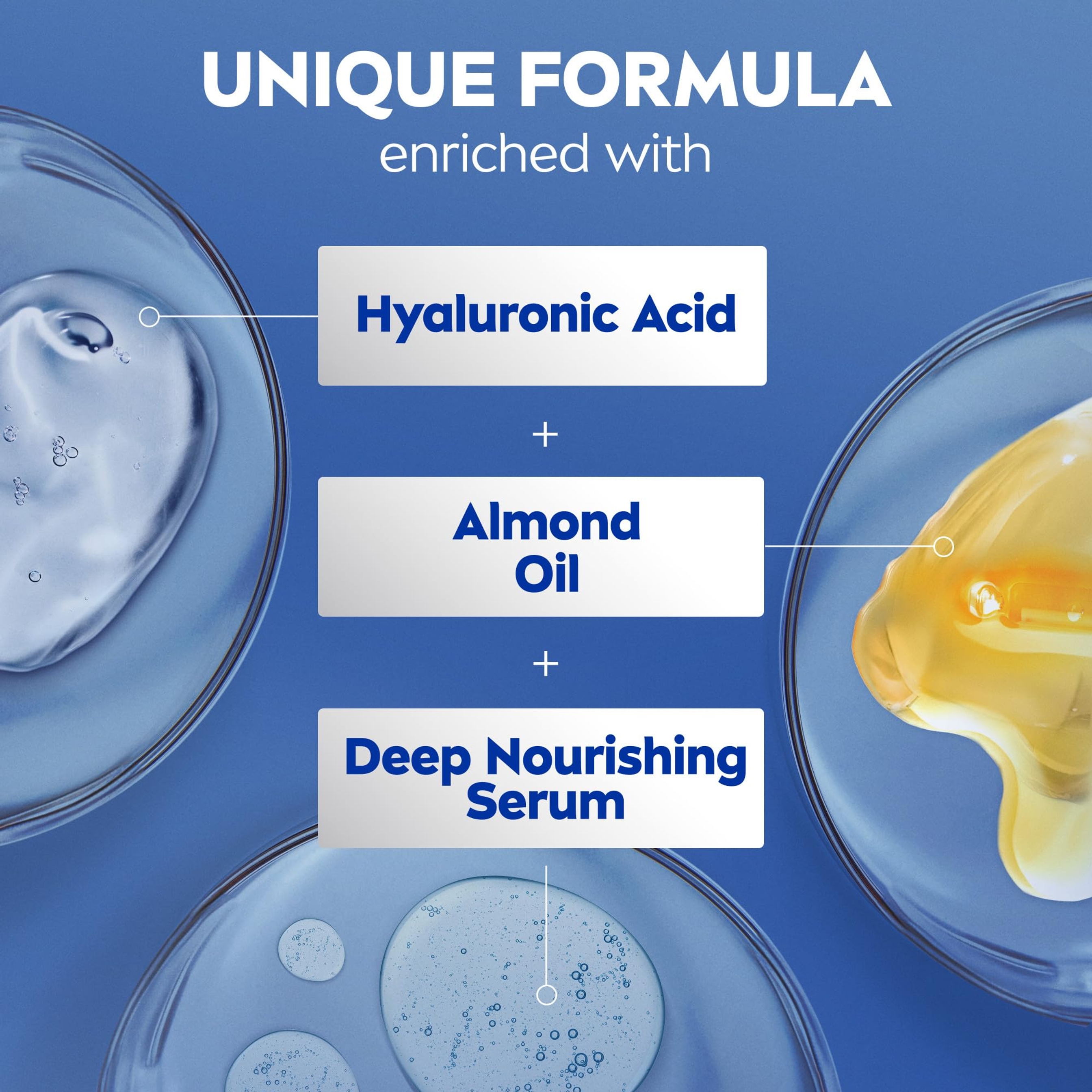 Nivea Essentially Enriched Body Lotion 16.9 fl.oz - 72H Moisture with Almond Oil for Dry to Very Dry Skin 6