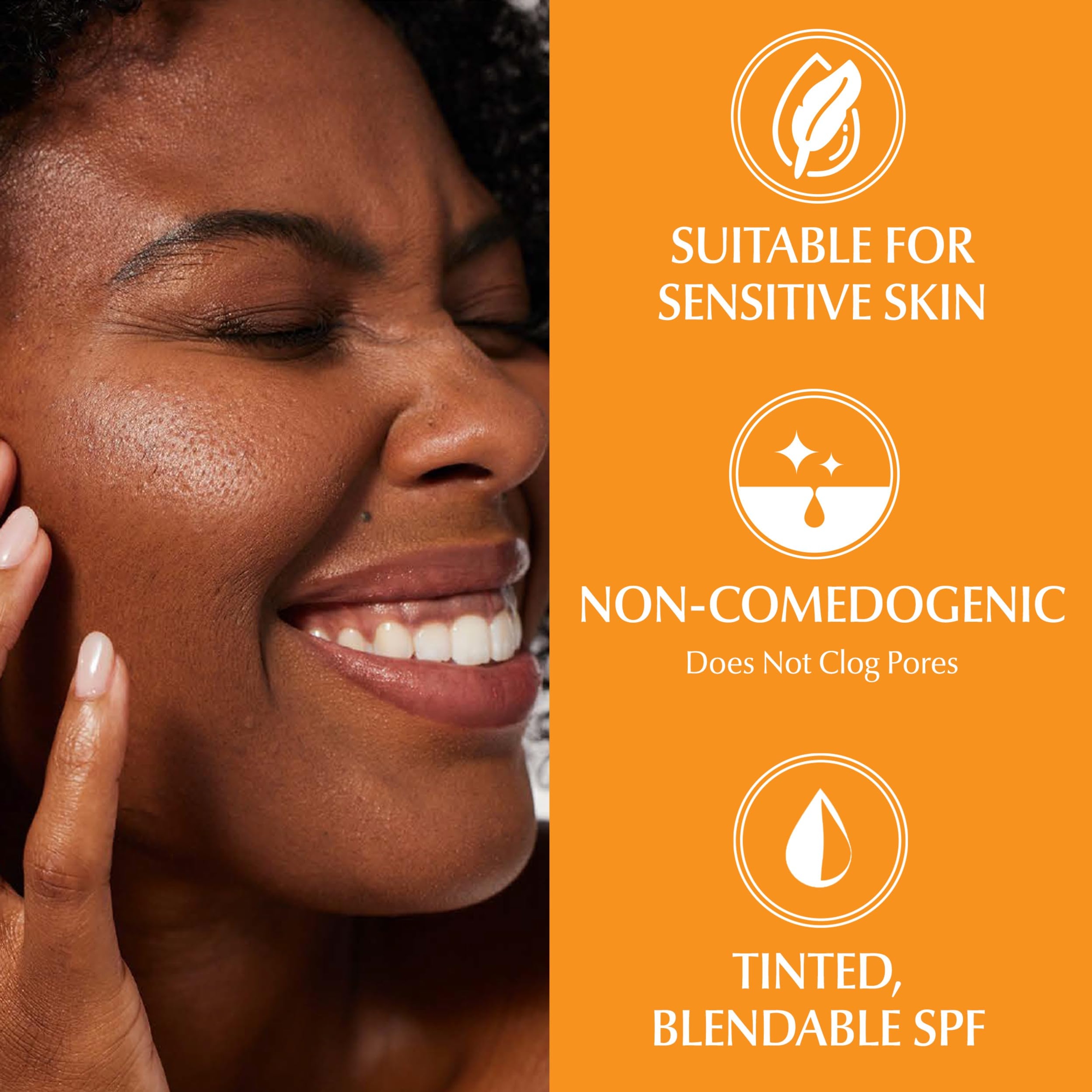 Eucerin Tinted Sensitive Mineral SPF 35 Face Sunscreen 1.7 fl.oz - Blendable Tint for All Skin Tones 7