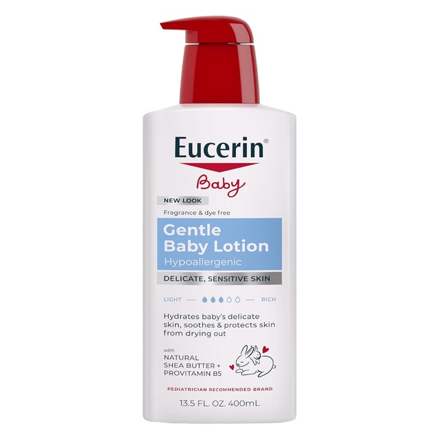 Eucerin Gentle Baby Lotion 13.5 fl.oz - Baby Body Lotion with Pro-Vitamin B5 Soothes & Protects Delicate Skin