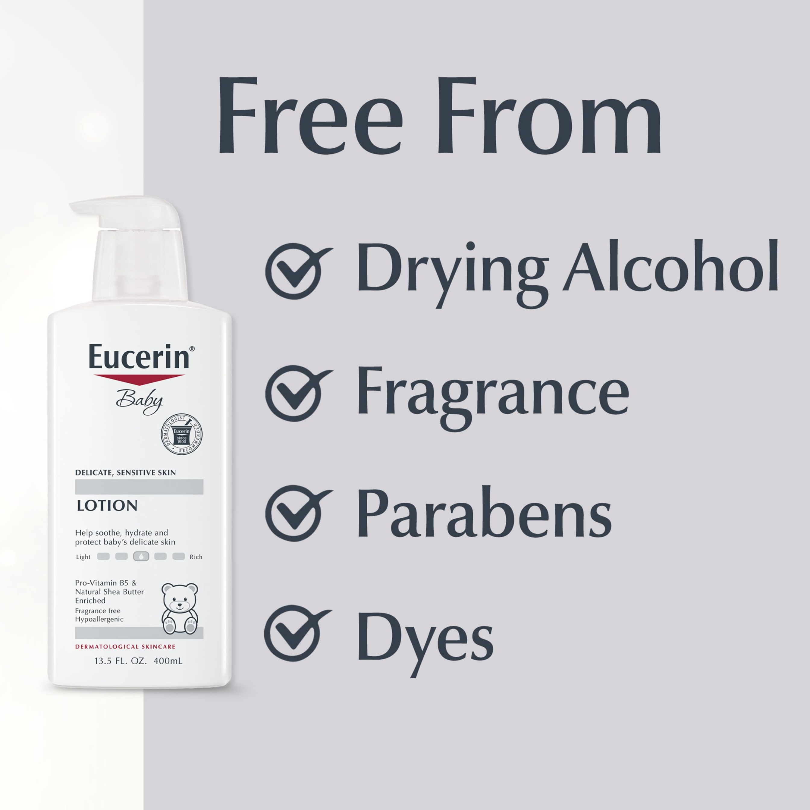Eucerin Gentle Baby Lotion 13.5 fl.oz - Baby Body Lotion with Pro-Vitamin B5 Soothes & Protects Delicate Skin 6