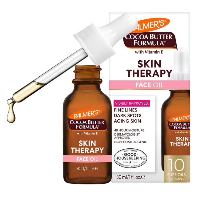 Palmer's Skin Therapy Face Oil 1 fl.oz - Hydrating Moisturizer with Natural Cocoa Butter Reduces Fine Lines & Dark Spots