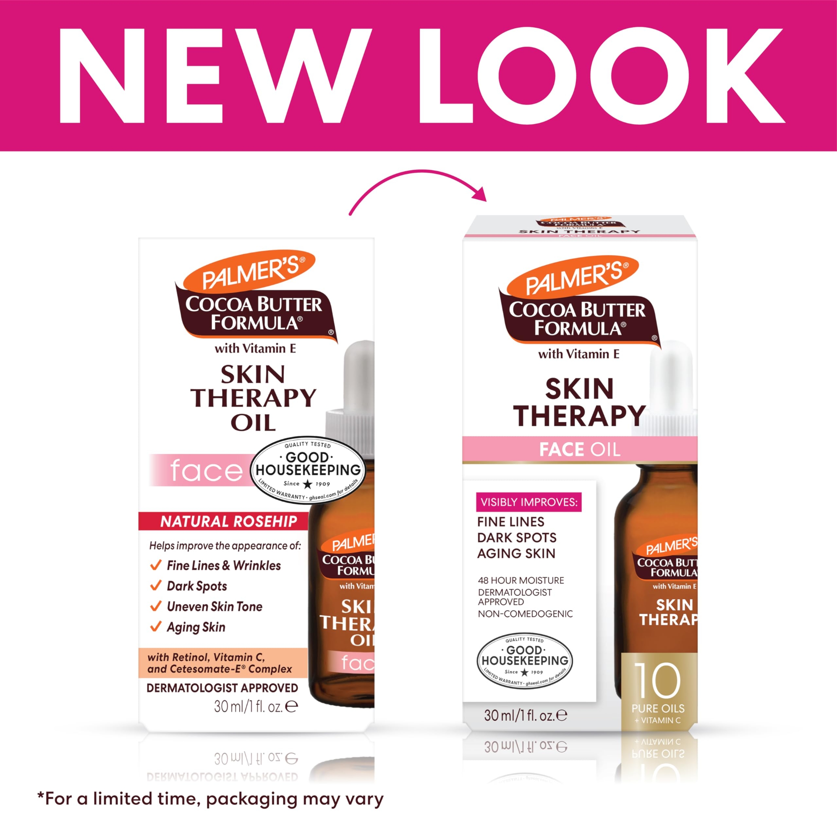 Palmer's Skin Therapy Face Oil 1 fl.oz - Hydrating Moisturizer with Natural Cocoa Butter Reduces Fine Lines & Dark Spots 2
