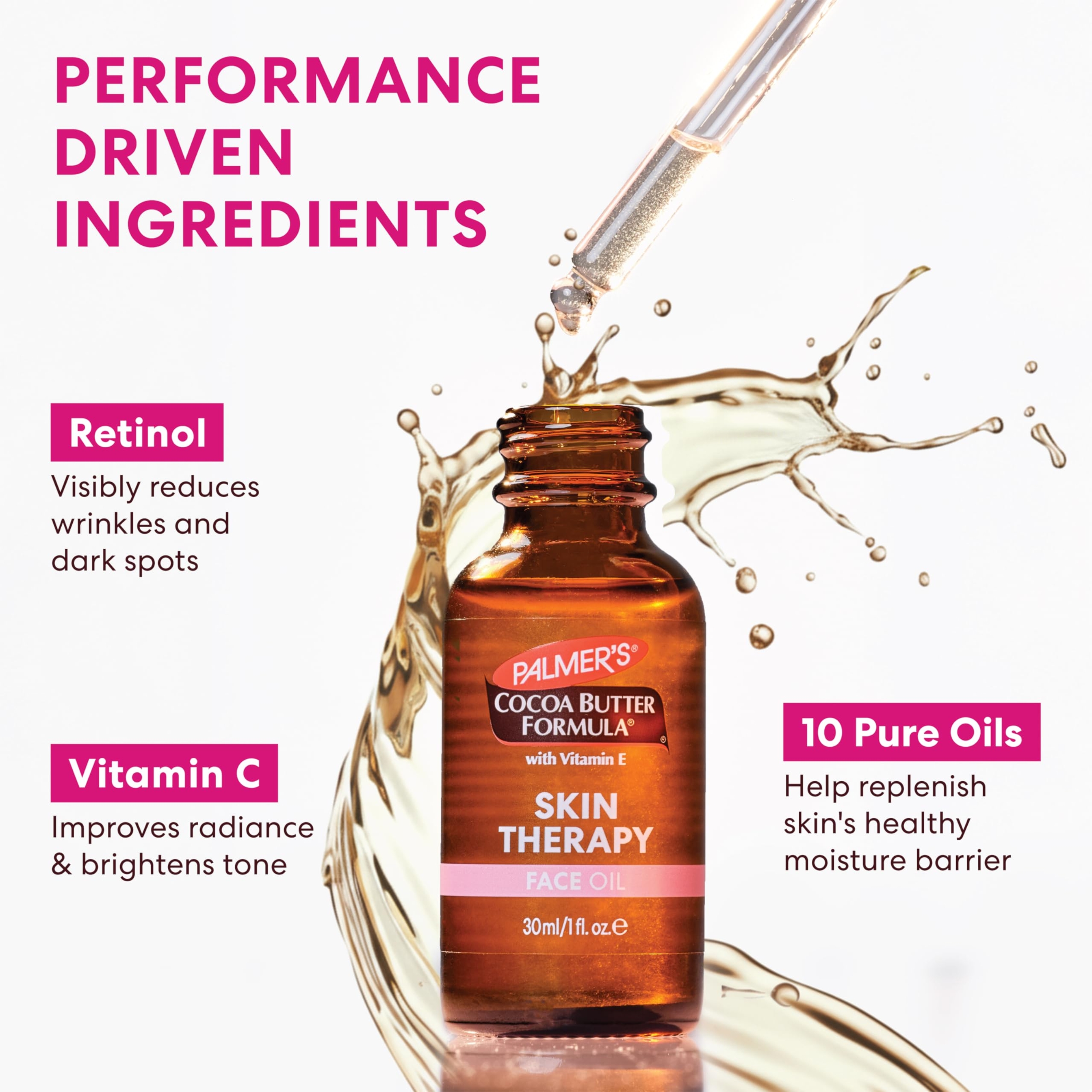 Palmer's Skin Therapy Face Oil 1 fl.oz - Hydrating Moisturizer with Natural Cocoa Butter Reduces Fine Lines & Dark Spots 5