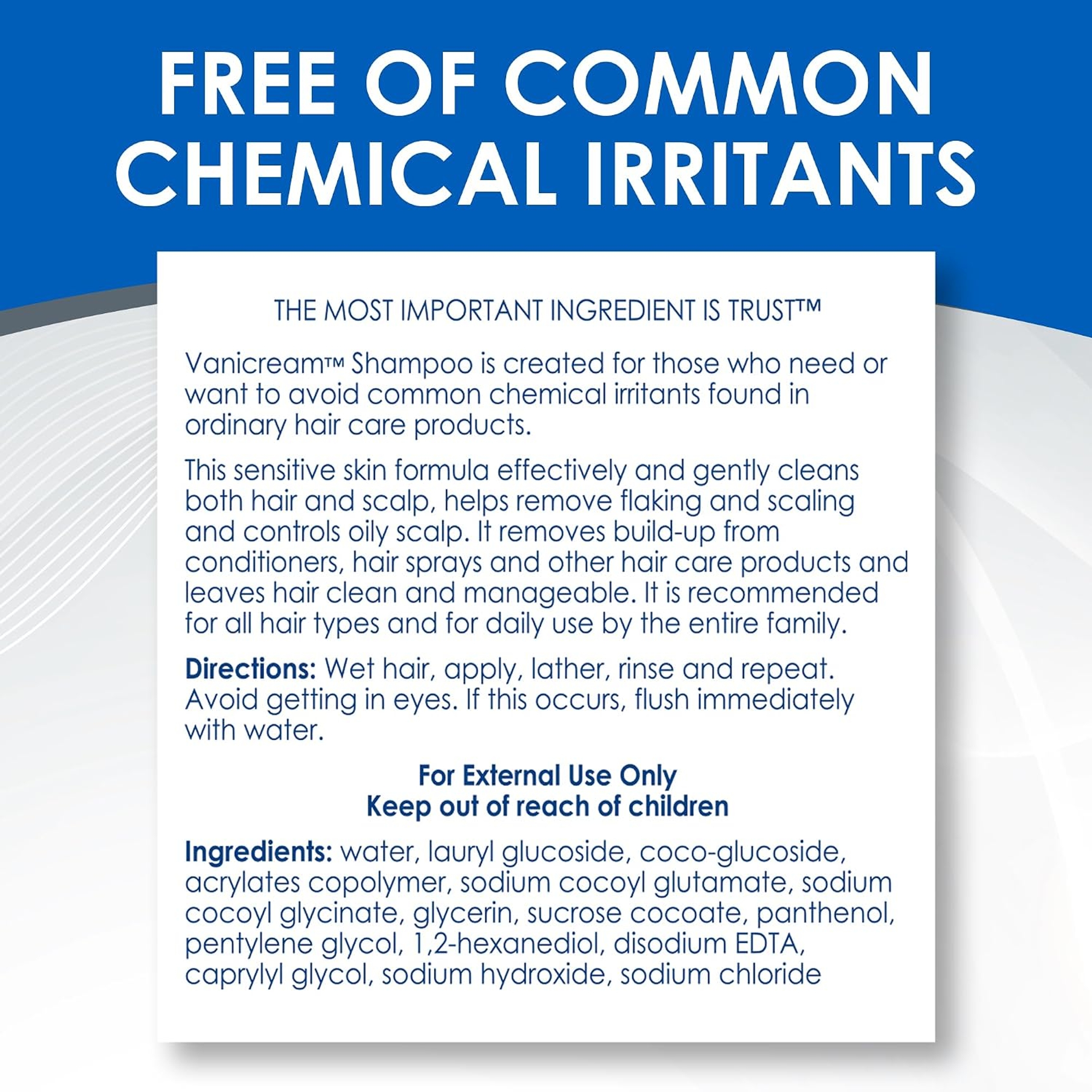 Vanicream Shampoo for Sensitive Scalps 12 fl.oz - Helps Remove Oil, Flaking & Build-Up 7