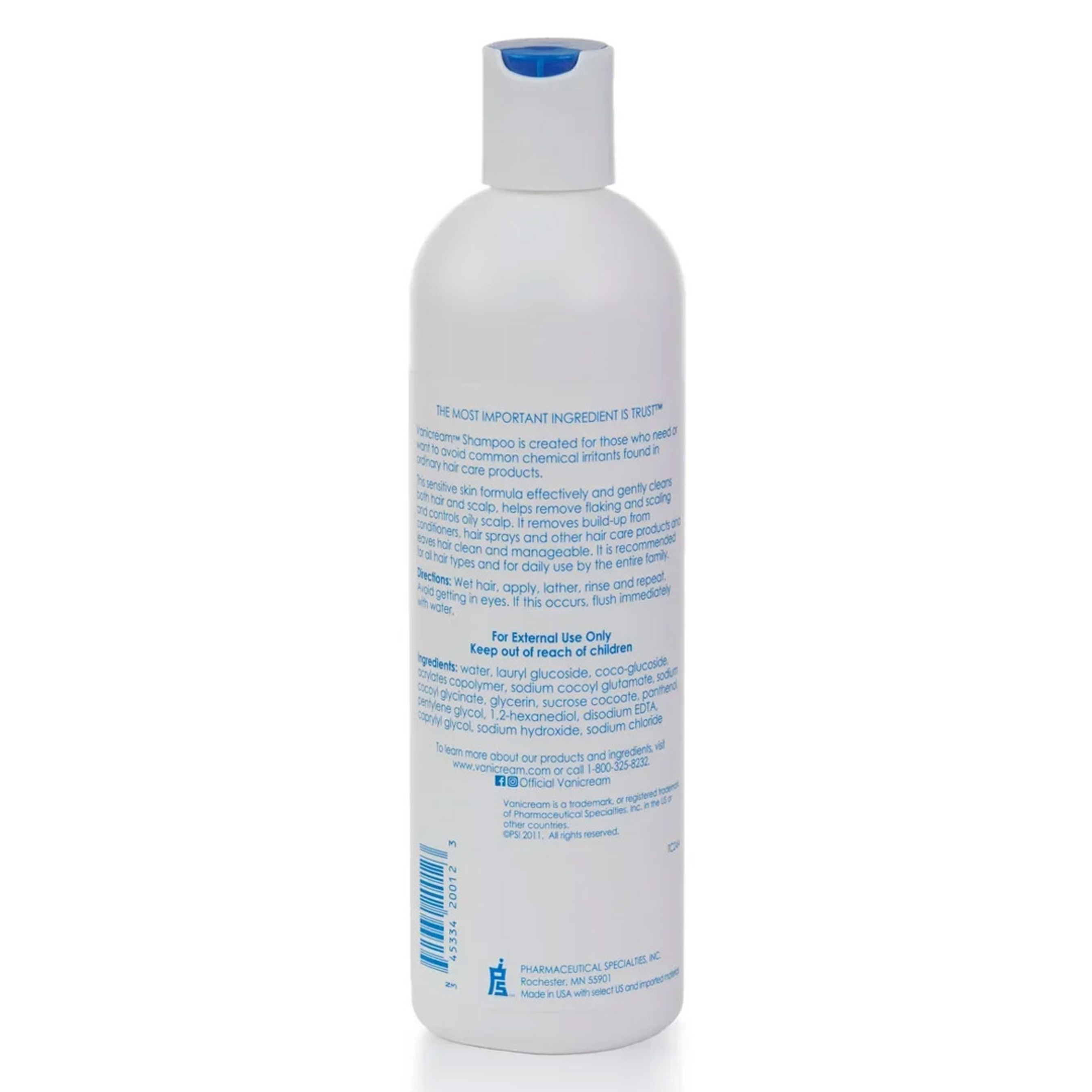 Vanicream Shampoo for Sensitive Scalps 12 fl.oz - Helps Remove Oil, Flaking & Build-Up 10