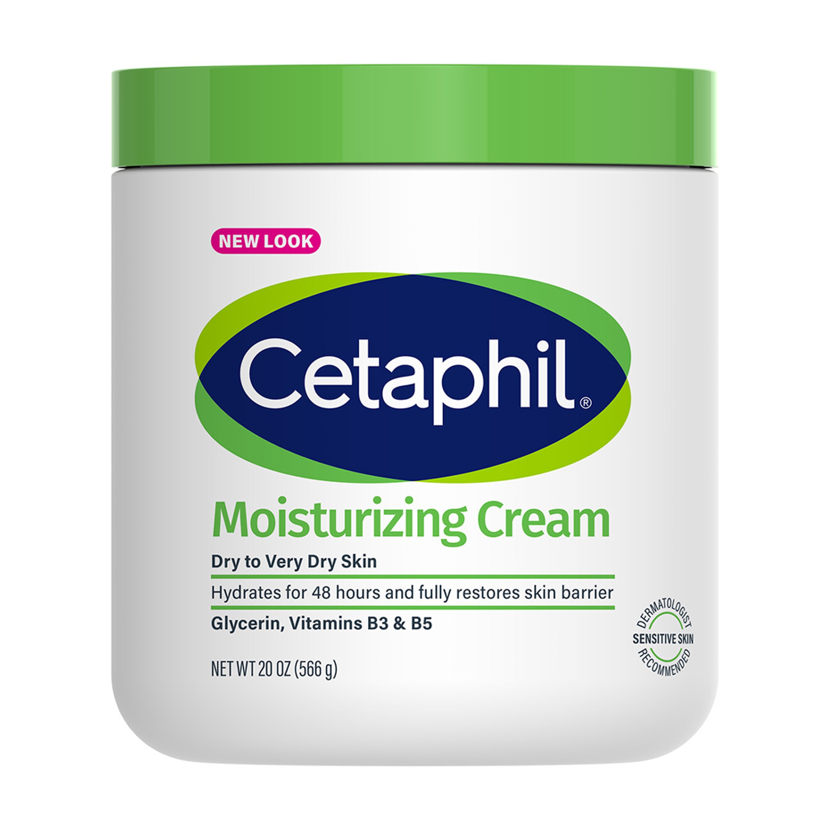 Cetaphil Moisturizing Cream 20 oz - Rich Cream Hydrates & Fully Restores Skin Barrier for Dry to Very Dry Skin 1