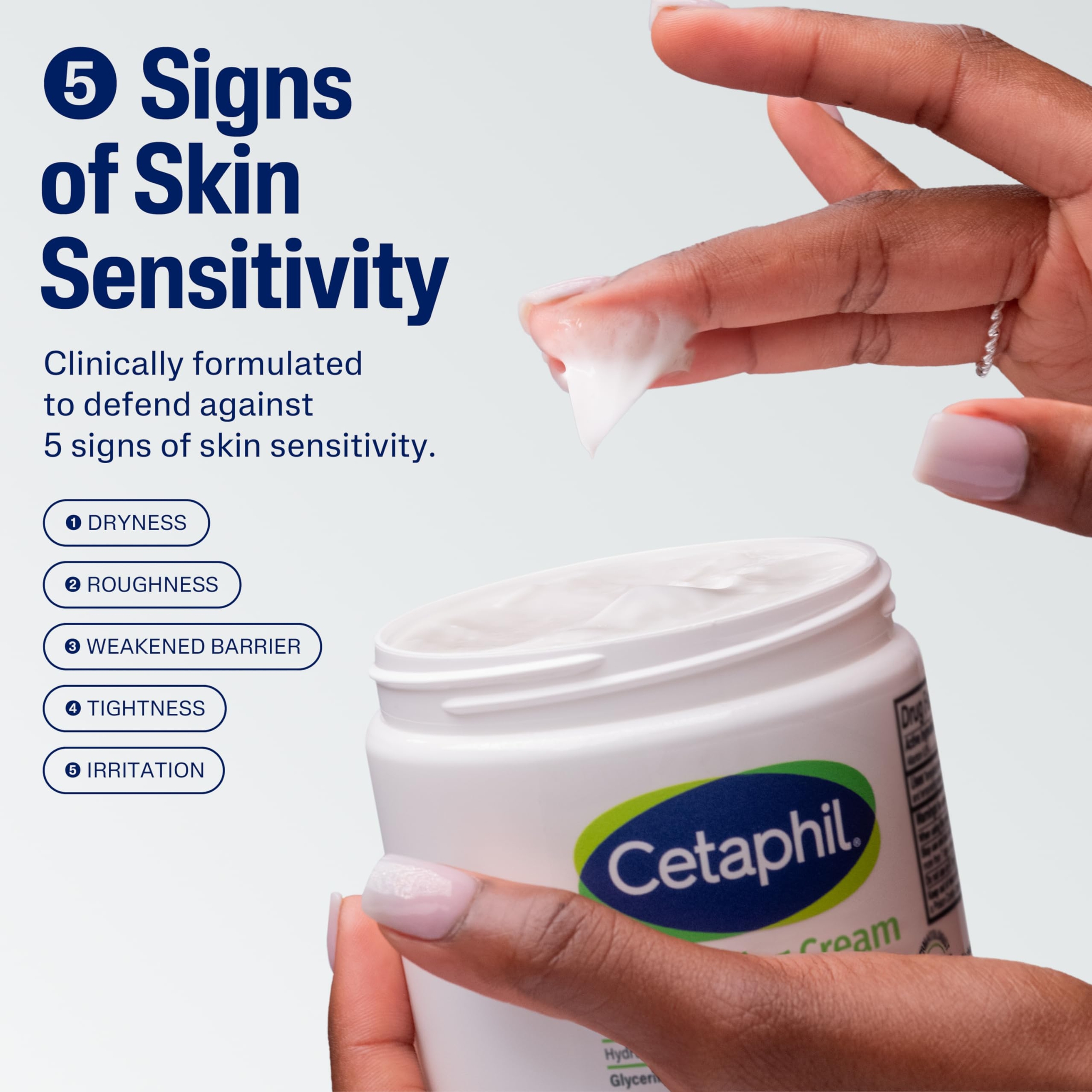 Cetaphil Face & Body Moisturizer, Hydrating Moisturizing Cream for Dry to Very Dry, Sensitive Skin, NEW 20 oz, Fragrance Free, Non-Comedogenic, Non-Greasy (Packaging May Vary) 3