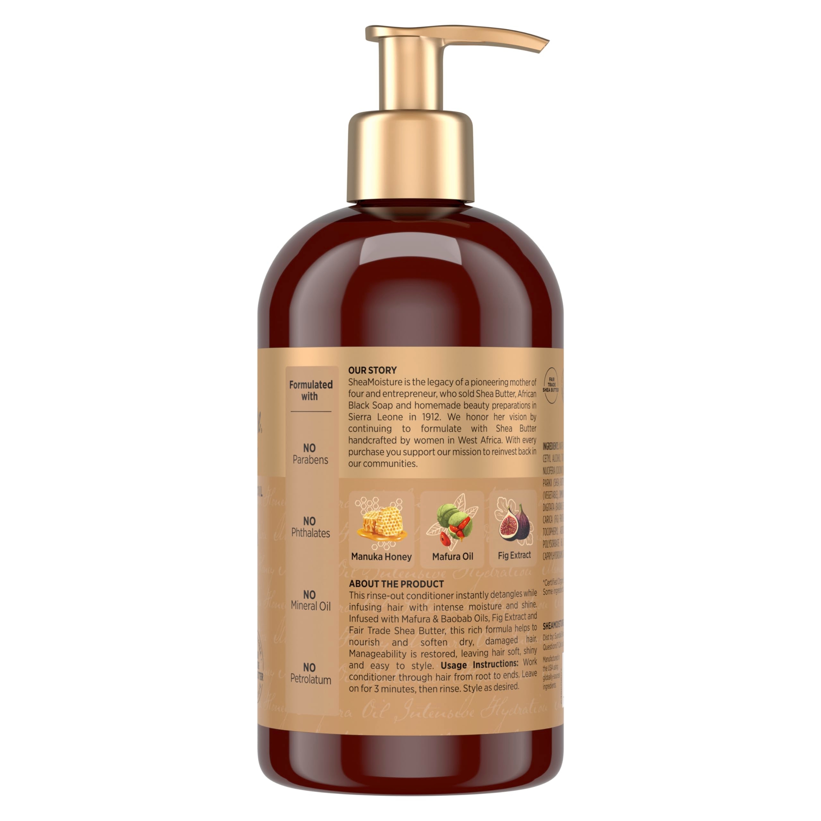 SheaMoisture Intensive Hydration Conditioner 13 fl.oz - with Manuka Honey & Mafura Oil for Dry, Damaged Hair 7