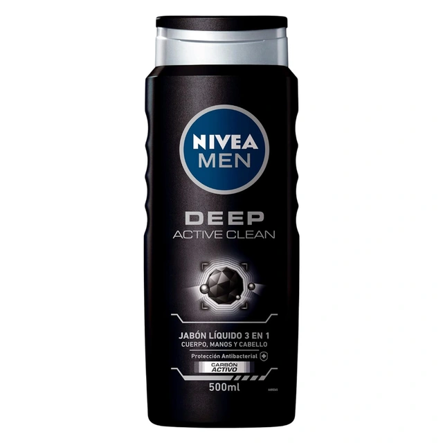 Nivea Men Active Clean Body Wash 16.9 fl.oz - for Fresh, Clean and Revitalized Skin