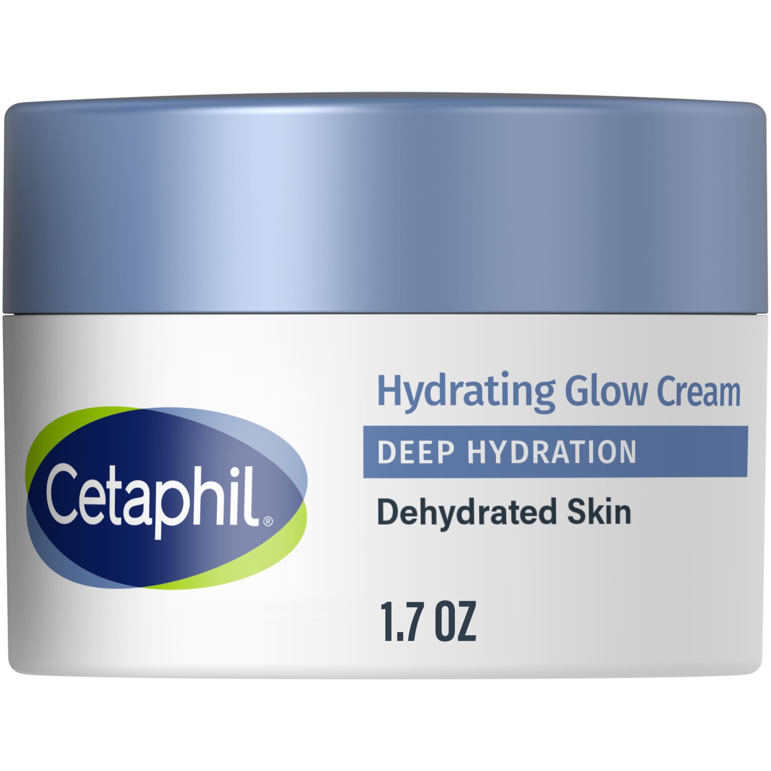 Cetaphil Deep Hydration Healthy Glow Daily Face Cream, 1.7 oz, 48 Hour Dry Skin Face Moisturizer for Sensitive Skin, With Hyaluronic Acid, Vitamin E & Vitamin B5 12