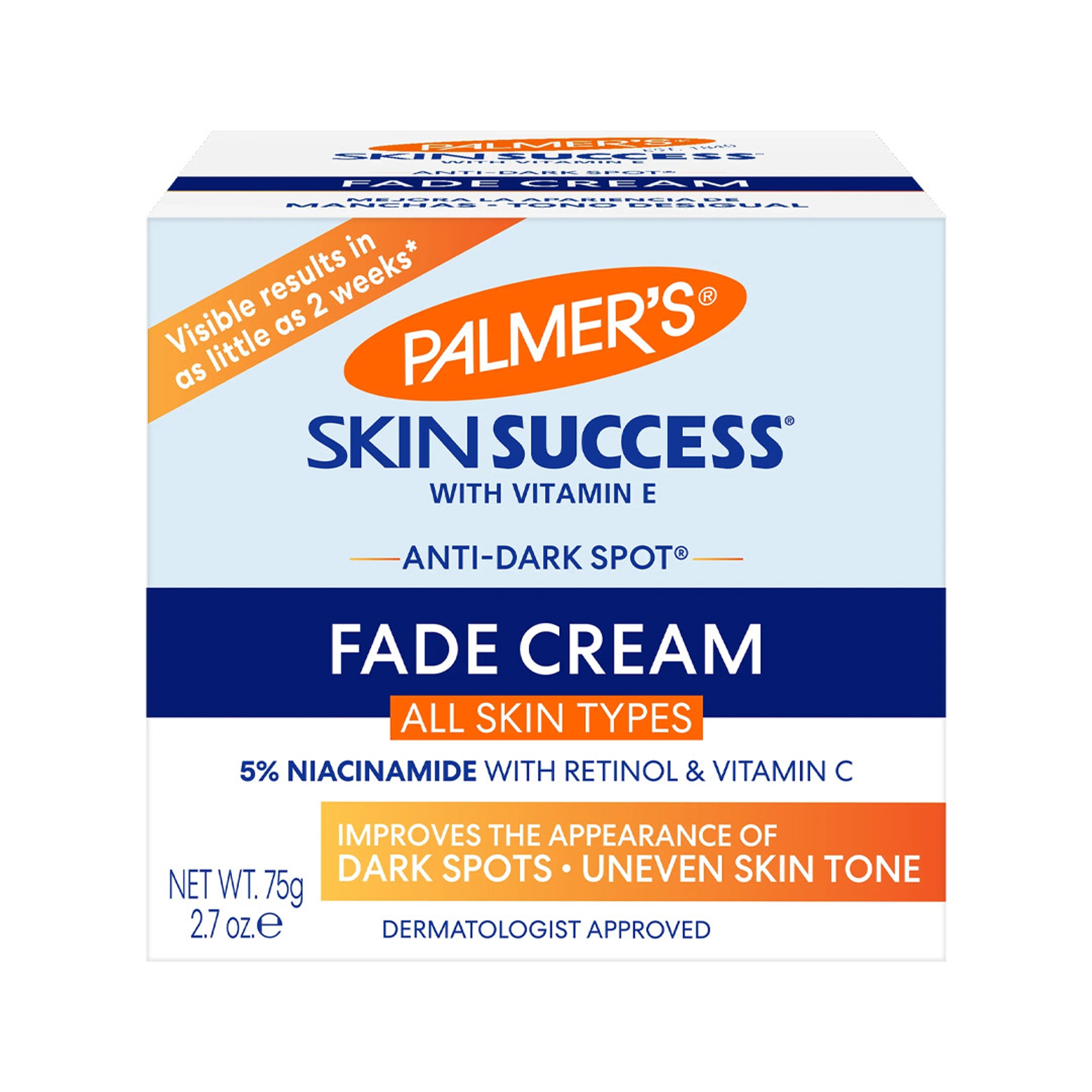 Palmer's Anti-Dark Spot Fade Cream 2.7 oz - Helps Reduce Dark Spots, Evens Skin Tone for All Skin Types 10
