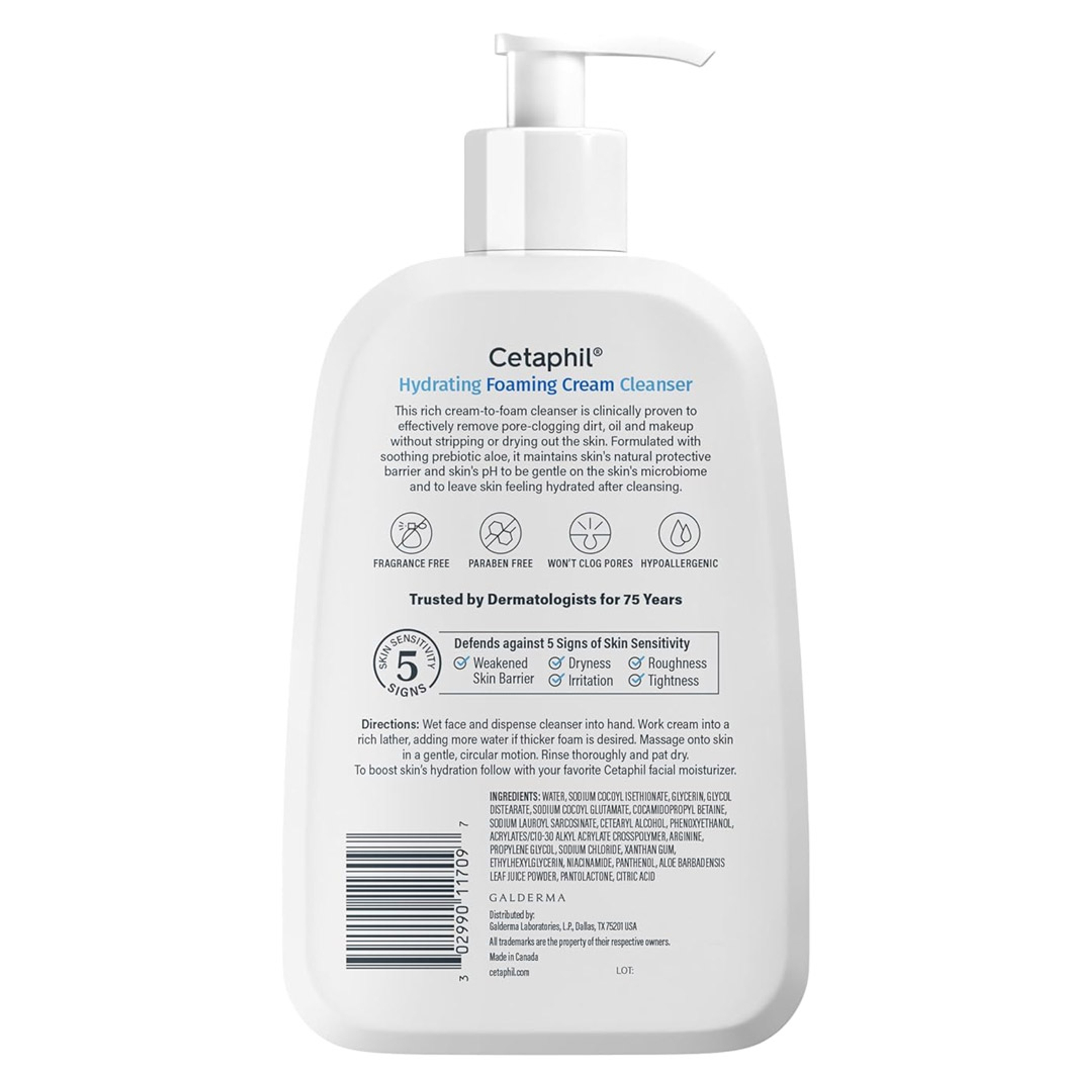 Cetaphil Hydrating Foaming Cream Cleanser 16 fl.oz - Cream to Foam Face Wash for Cetaphil Hydrating Foaming Cream Cleanser 16 fl.oz - Cream to Foam Face Wash for Normal to Dry, Sensitive Skin 7