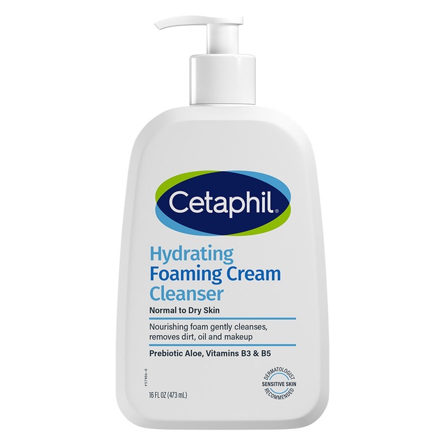 Cetaphil Hydrating Foaming Cream Cleanser 16 fl.oz - Cream to Foam Face Wash for Cetaphil Hydrating Foaming Cream Cleanser 16 fl.oz - Cream to Foam Face Wash for Normal to Dry, Sensitive Skin