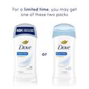 Dove Antiperspirant Deodorant, Original Clean, 2.6 oz (Pack of 2) - Invisible Solid Stick with 48H Sweat & Odor Protection 2