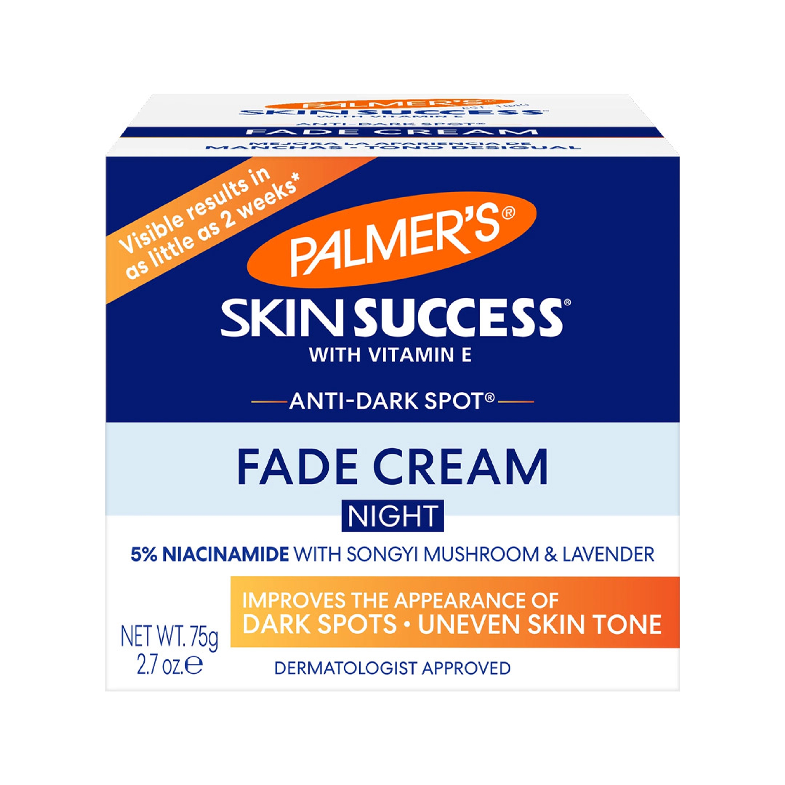 Palmer's Anti-Dark Spot Night Fade Cream 2.7 oz - Helps Reduce Dark Spots, Evens Skin Tone for All Skin Types 9