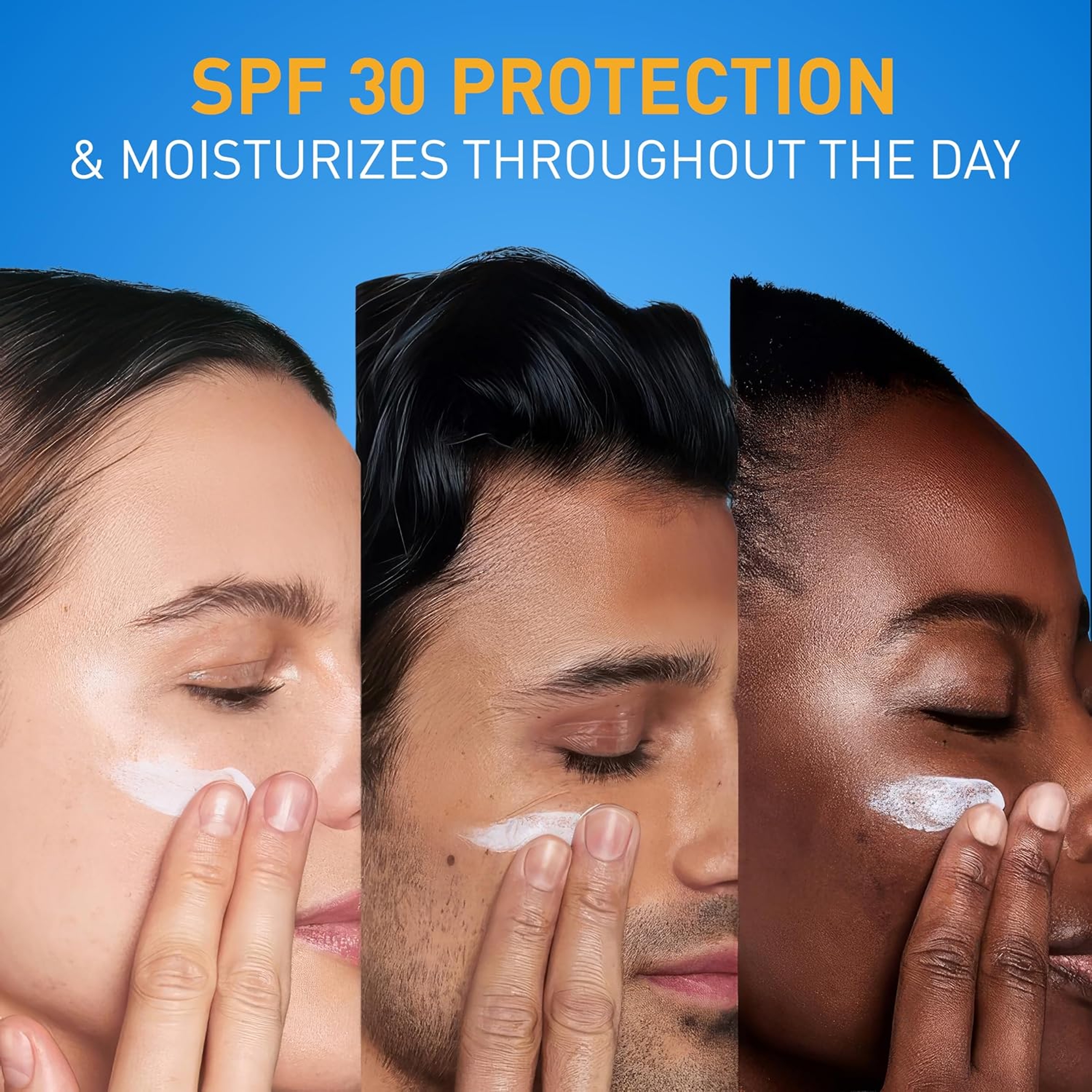 CeraVe AM Facial Moisturizing Lotion with SPF 30, Oil-Free Face Moisturizer with SPF, Formulated with Hyaluronic Acid, Niacinamide & Ceramides, Non-Comedogenic, Broad Spectrum Sunscreen, 3 Ounce 5
